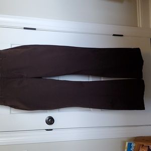 Chocolate brown corduroy boot cut pant
